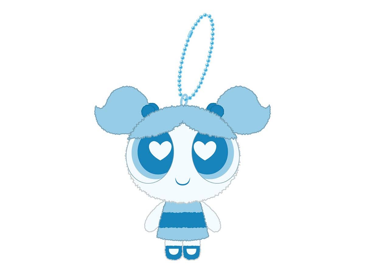 パワーパフガールズ ぬいぐるみキーホルダー (バブルス)