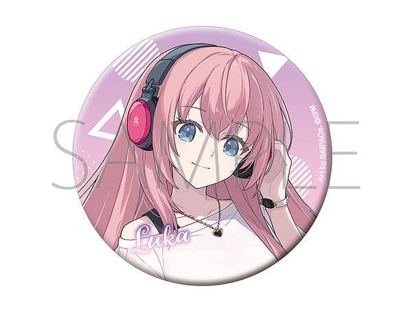 初音ミク: グリッター缶バッジ 巡音ルカ