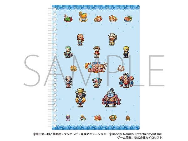 ONE PIECE 海のごちそうレストラン ノート 麦わらの一味