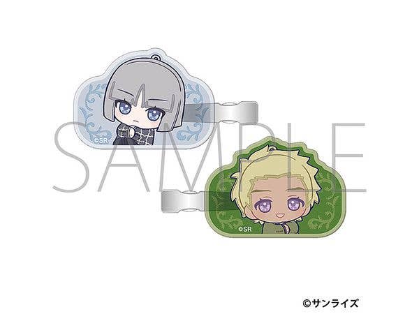 機動戦士ガンダムSEED FREEDOM ZERO アクリルヘアクリップセット / ぬいパル すきっぷ イザーク・ジュール & ディアッカ・エルスマン