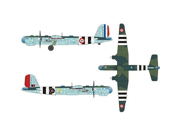 1/48 ハインケル He177A-5 重爆撃機 英仏鹵獲マーク