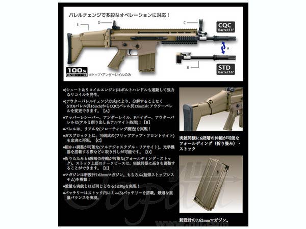 SCAR-H ブラック