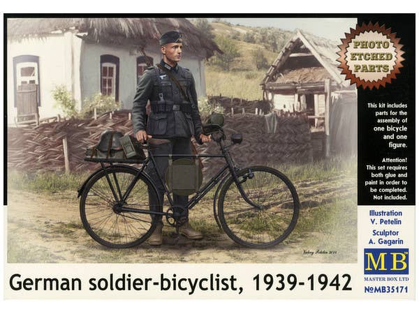 1/35 ドイツ兵と軍用自転車 1939-1942年 エッチングパーツ付き