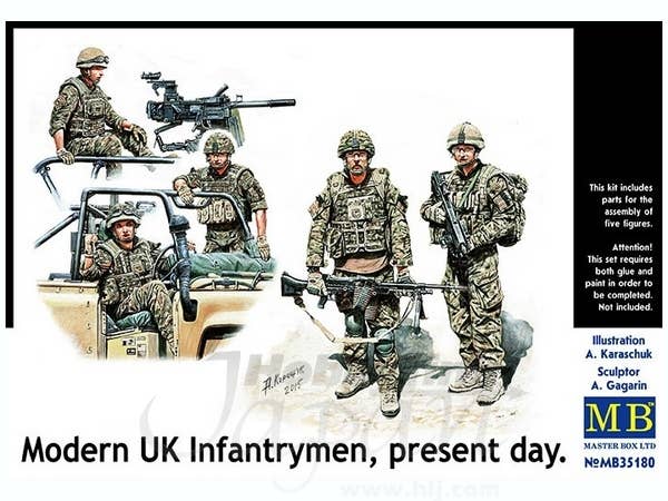 1/35 現用英兵士 5体セット 中東