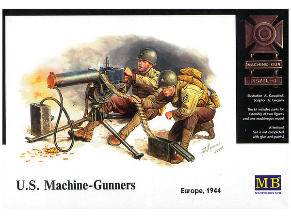 1/35 WWII 露/ソ StG44を検分するソビエト赤軍歩兵と倒れた