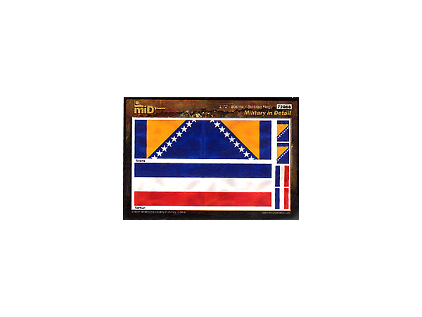 1/72 ボスニア/ セルビア旗