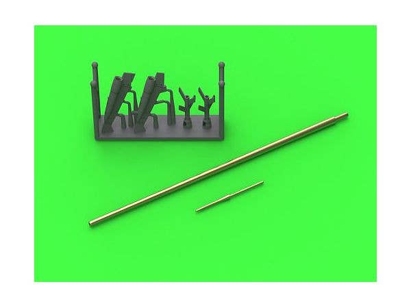 1/48 現用 露/ソ ミグMiG-21F-13フィッシュベッドC ピトー管 3Dプリント製アダプター付 (エデュアルド用)