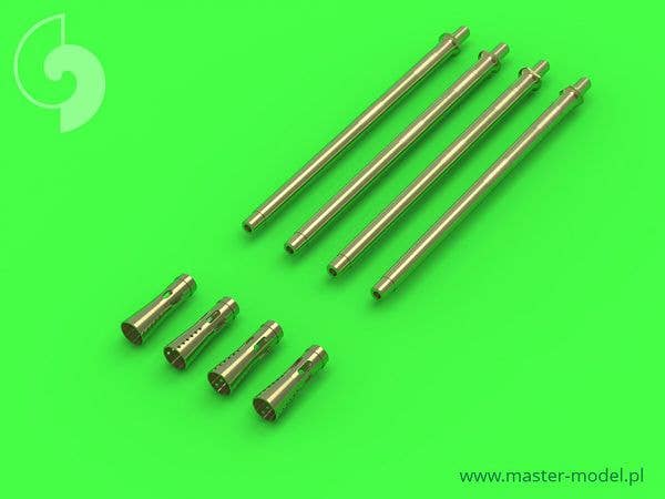 1/35 WWII ドイツ 2cm Flak 38 L / 65対空機関砲 / 2cm四連装対空機関砲38 砲身 (4本入)