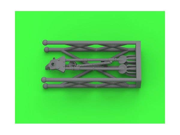 1/35 WWII/現用 アメリカ 折り畳んだM2三脚 ブローニングM1919A4 .30口径 (7.62mm) 機関銃用