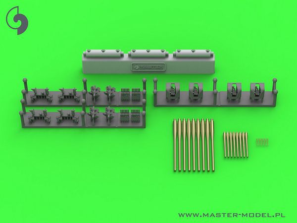 1/350 WWII フランス 軽巡洋艦マルセイエーズ 兵装セット 152mm砲×9本/90mm砲×8本/13.2mm機銃×8本(トランペッター用)