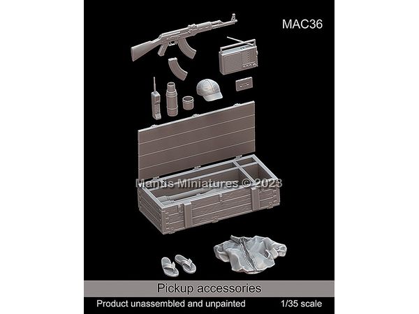 1/35 現用 ピックアップトラック用車載装備品セット