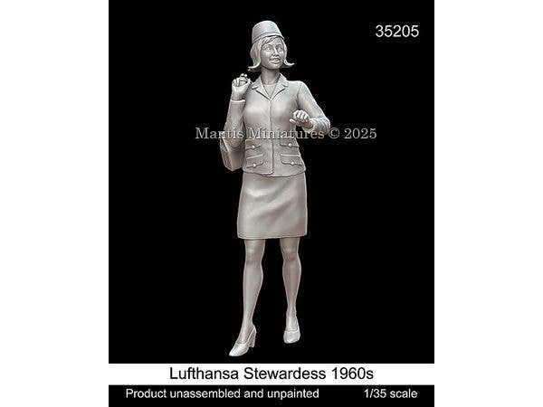1/35 現用 ルフトハンザ航空 女性客室乗務員 1960年代