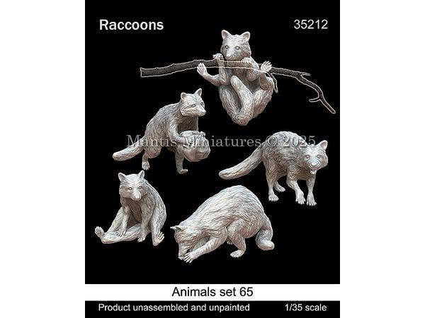1/35 動物セット65 アライグマ