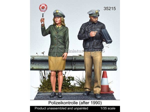 1/35 現用 ドイツ 警察の検問(1990年以降)(2体入)