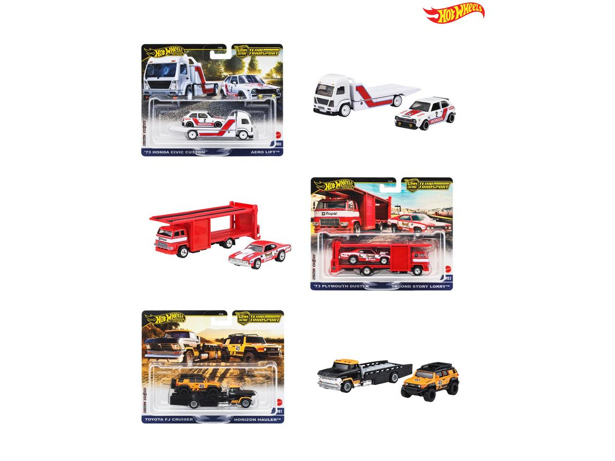 ホットウィール チームトランスポート アソート 1Box 4pcs