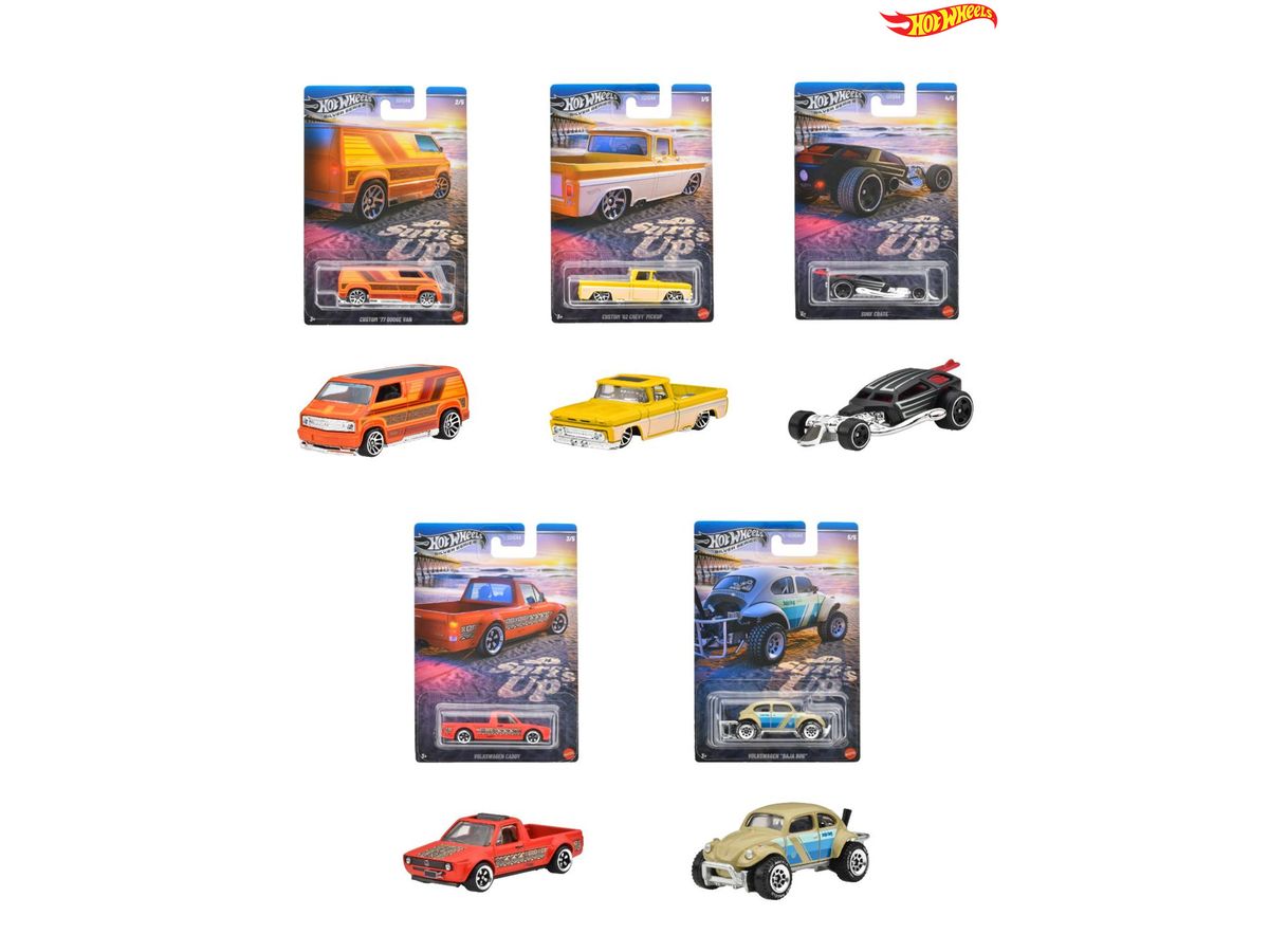 ホットウィール テーマオートモーティブ アソート - Surf's Up 1Box 10pcs