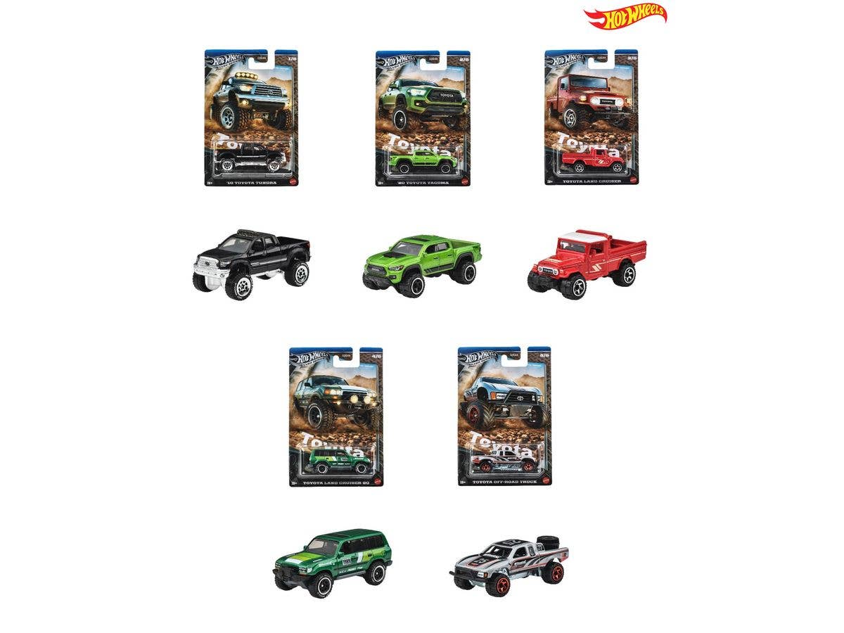 ホットウィール テーマオートモーティブ アソート - Toyota Trucks 1Box 10pcs