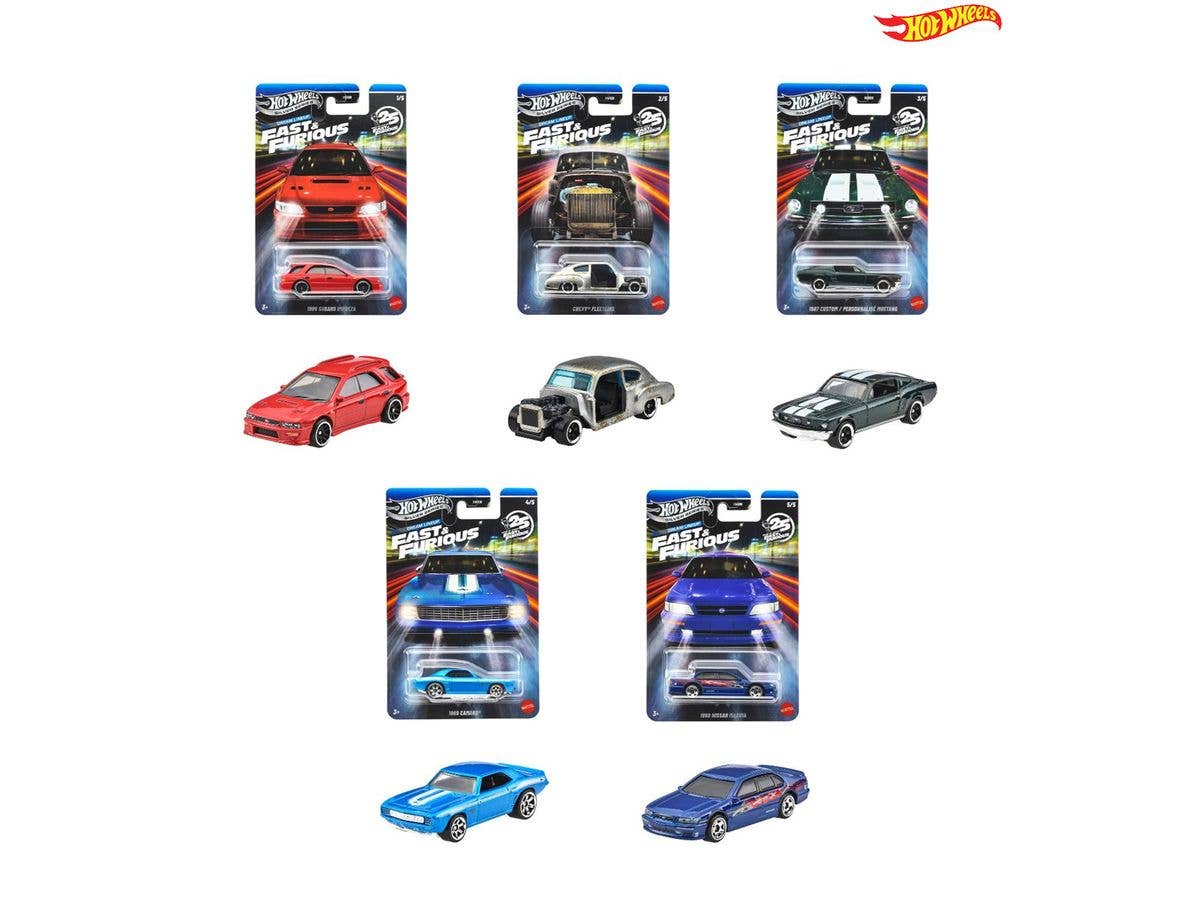 ホットウィール ワイルド･スピード テーマ アソート - ドリーム ラインアップ 1Box 10pcs