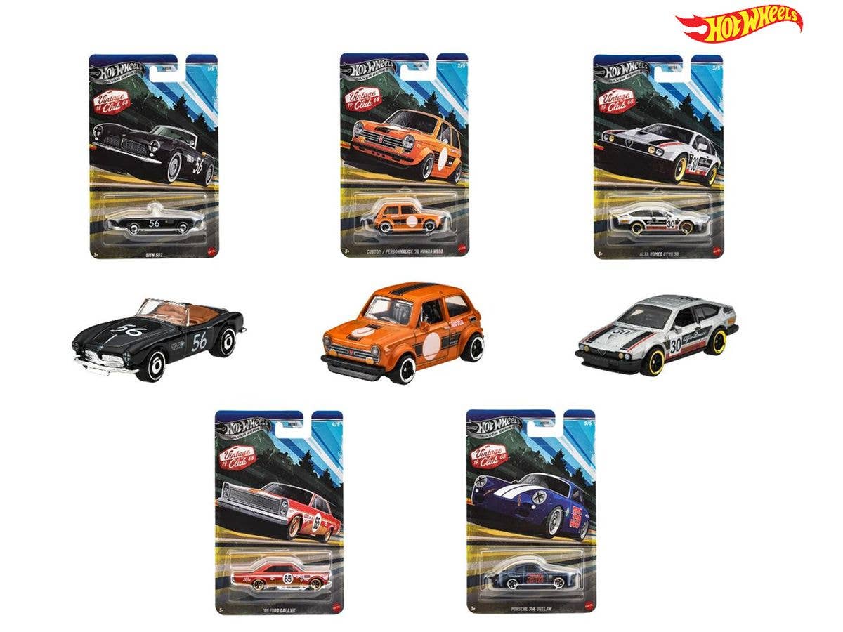 ホットウィール ヴィンテージ アソート - ヴィンテージ グランプリ 1Box 10pcs