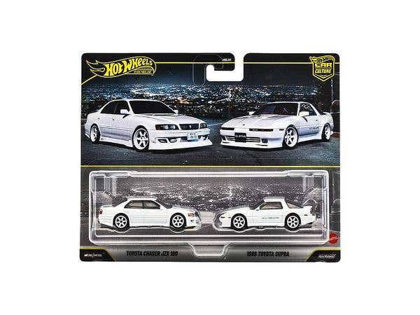 ホットウィール プレミアム2パック トヨタ チェイサー JZX 100 / 1989 トヨタ スープラ