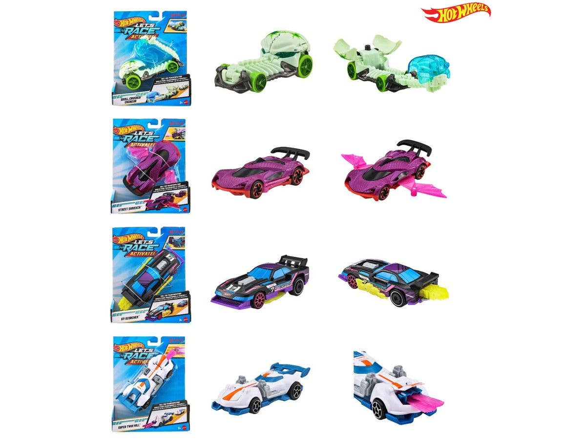 ホットウィール レースでGo!﻿ アソート 1Box 4pcs
