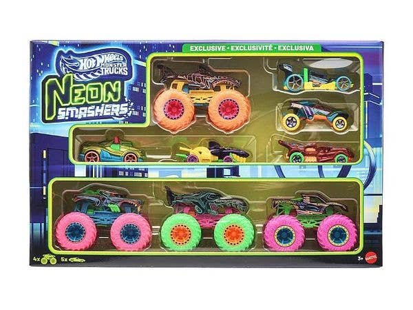 ホットウィール モンスタートラック ネオン スマッシャーズ マルチパック