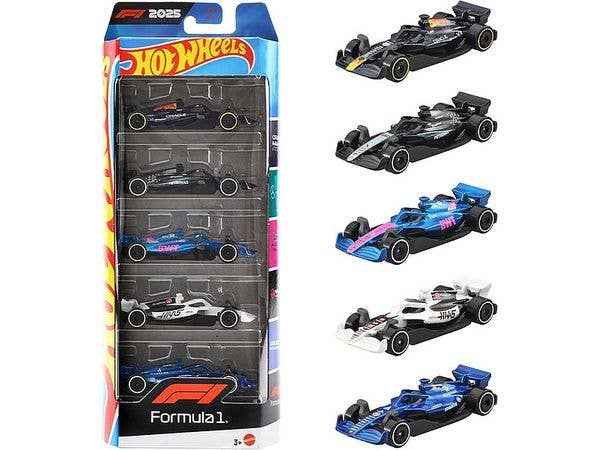 ホットウィール ベーシックカー F1 5カーパック
