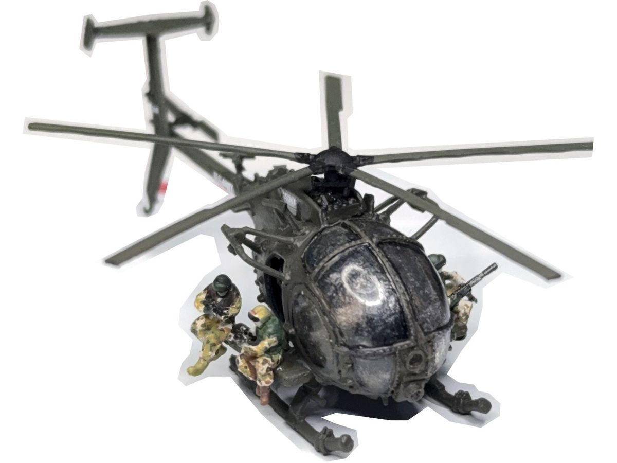 1/144 MH-6リトルバード&デルタフォース隊員フィギュアセット