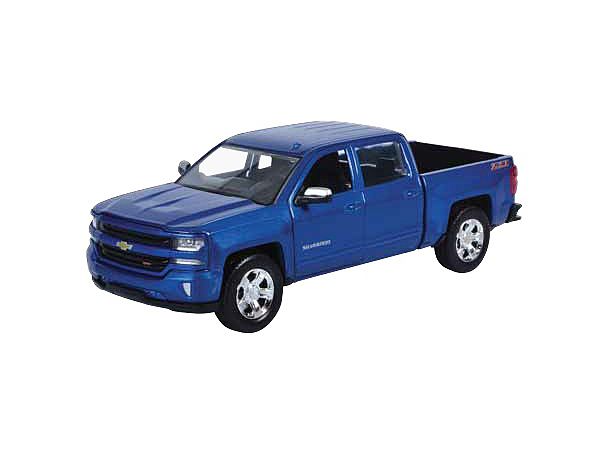 1/27 2017 Chevy Silverado 1500LT Color: Blue