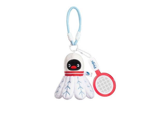 ピングー スポーツシリーズ バドミントン ぬいぐるみマスコット
