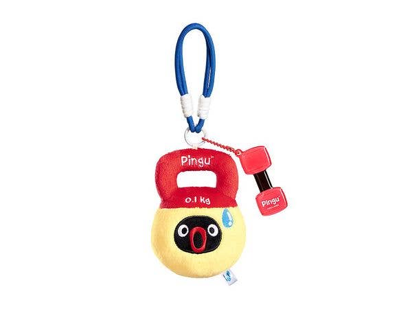 ピングー スポーツシリーズ ケトルベル ぬいぐるみマスコット