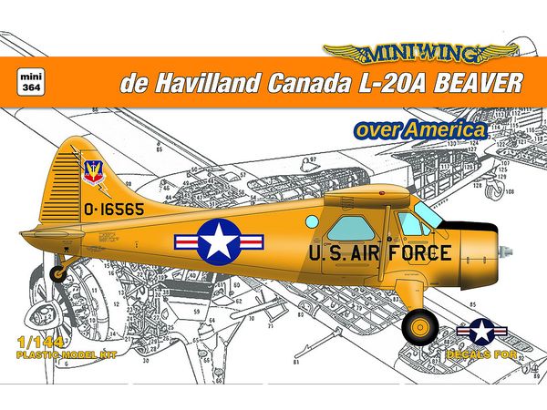 1/144 DHC L-20A ビーバー アメリカ上空