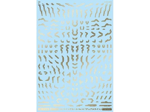 1/144 GM ラインデカール No.14 デュアルライン ゴールド
