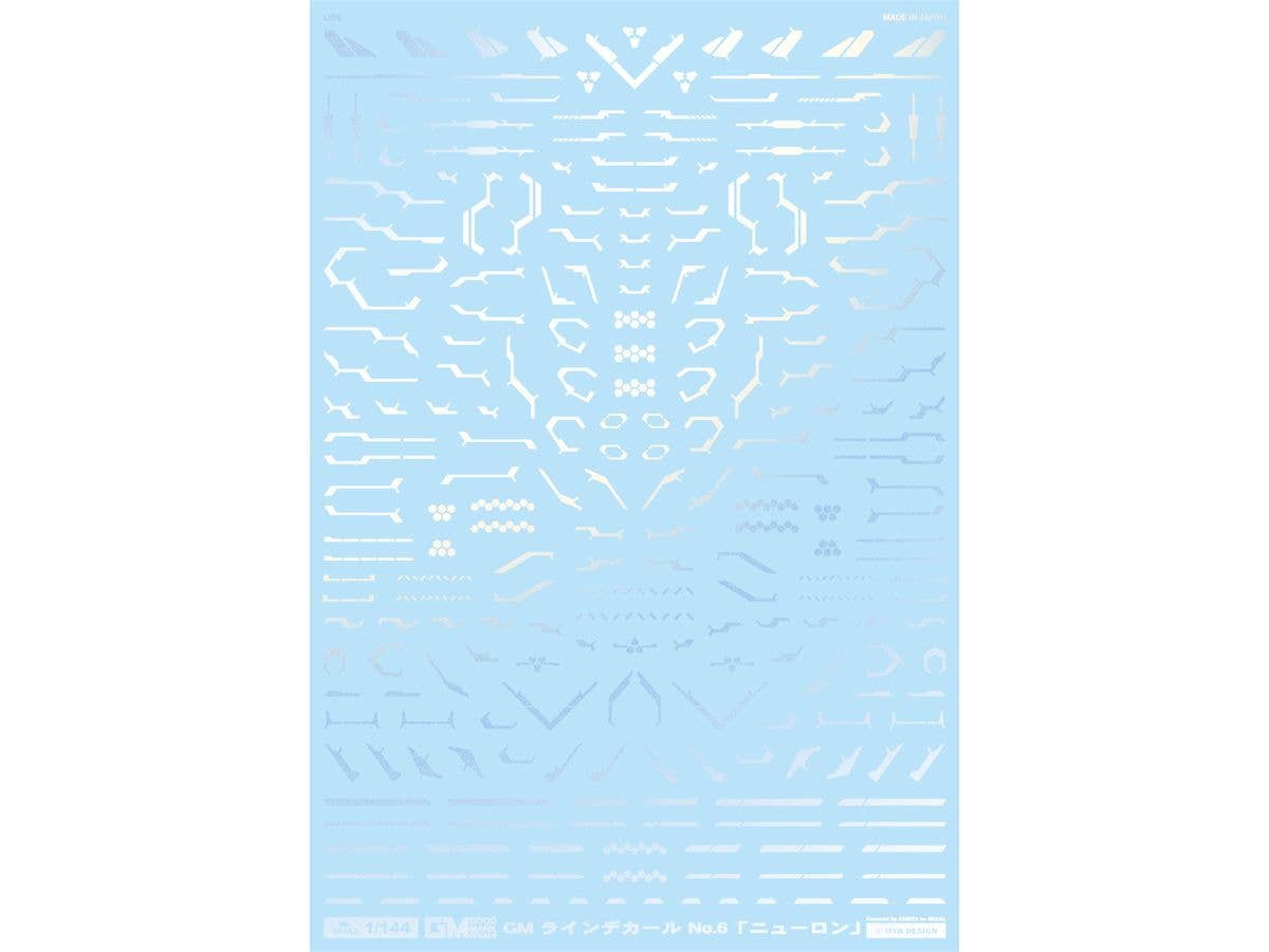 1/144 GM ラインデカール No.6 ニューロン パールブルー