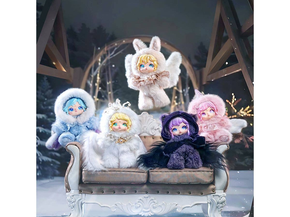 Aria 雪跡のささやき ソフビ付きぬいぐるみ チャーム ブラインドボックス 1Box 4pcs