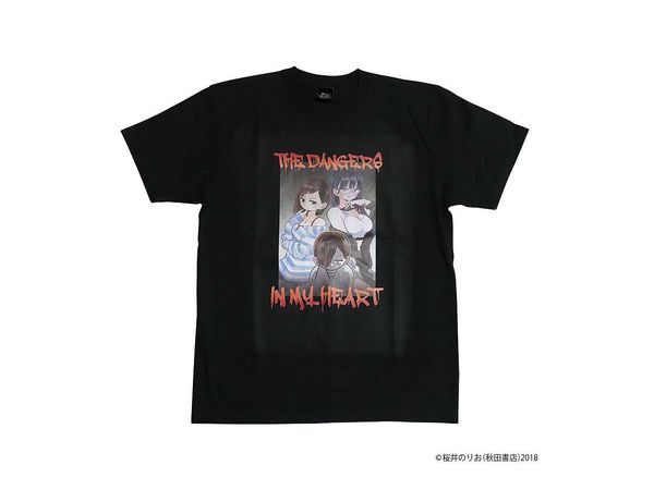 僕の心のヤバイやつ: フルカラーTシャツB BK Mサイズ