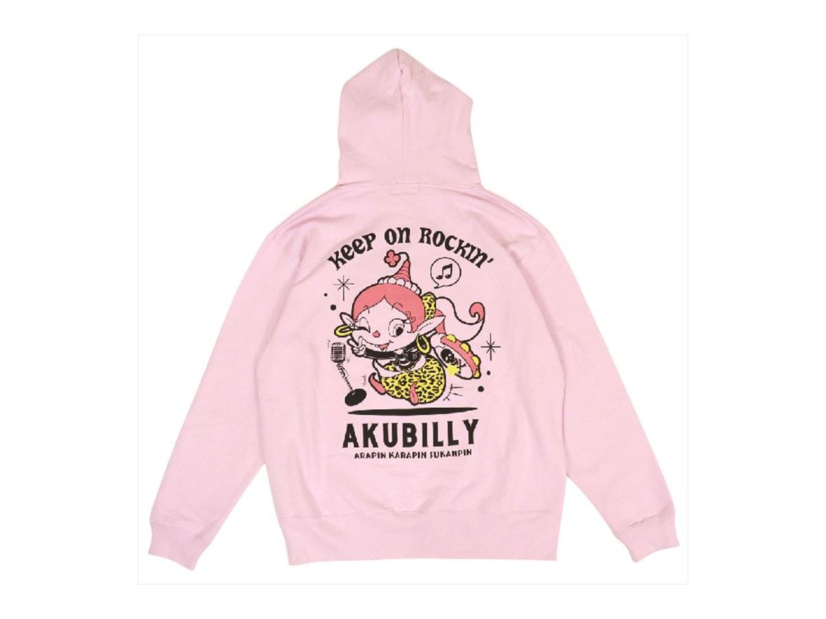 ハクション大魔王 アクビ パーカー (PINK) S