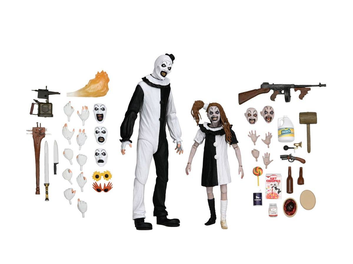 テリファー 終わらない惨劇 / アート・ザ・クラウン &リトル・ペイル・ガール アルティメット 7インチ アクションフィギュア 2PK