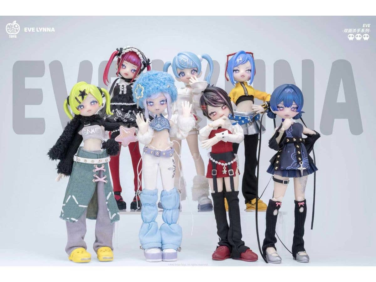 Eve lynna 双面の殺し屋シリーズ トレーディングドール 1Box 6pcs