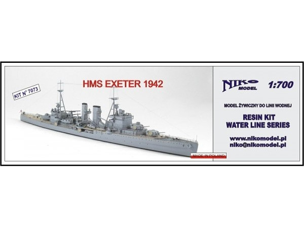 1/700 英海軍ヨーク級重巡エクセター1942