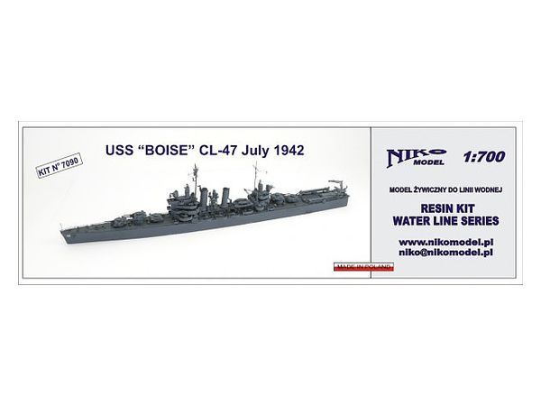 1/700 米海軍ブルックリン級軽巡洋艦 CL-47 ボイシ1942