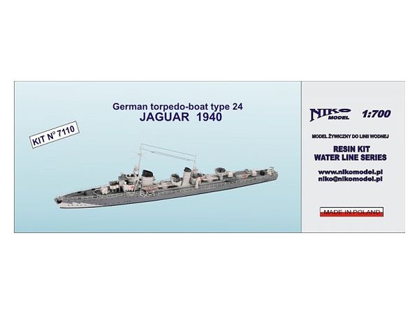 1/700 独海軍水雷艇24型ヤーグアー 1940