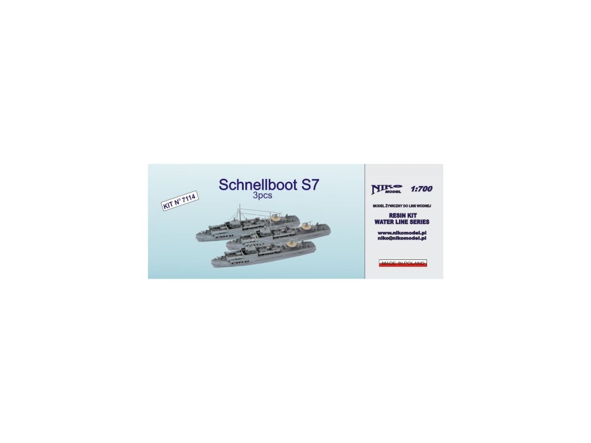 1/700 独・高速魚雷艇 S-7級・3隻セット