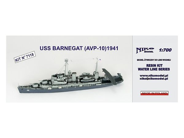 1/700 米 小型水上機母艦バーネガット (AVP-10) 1941