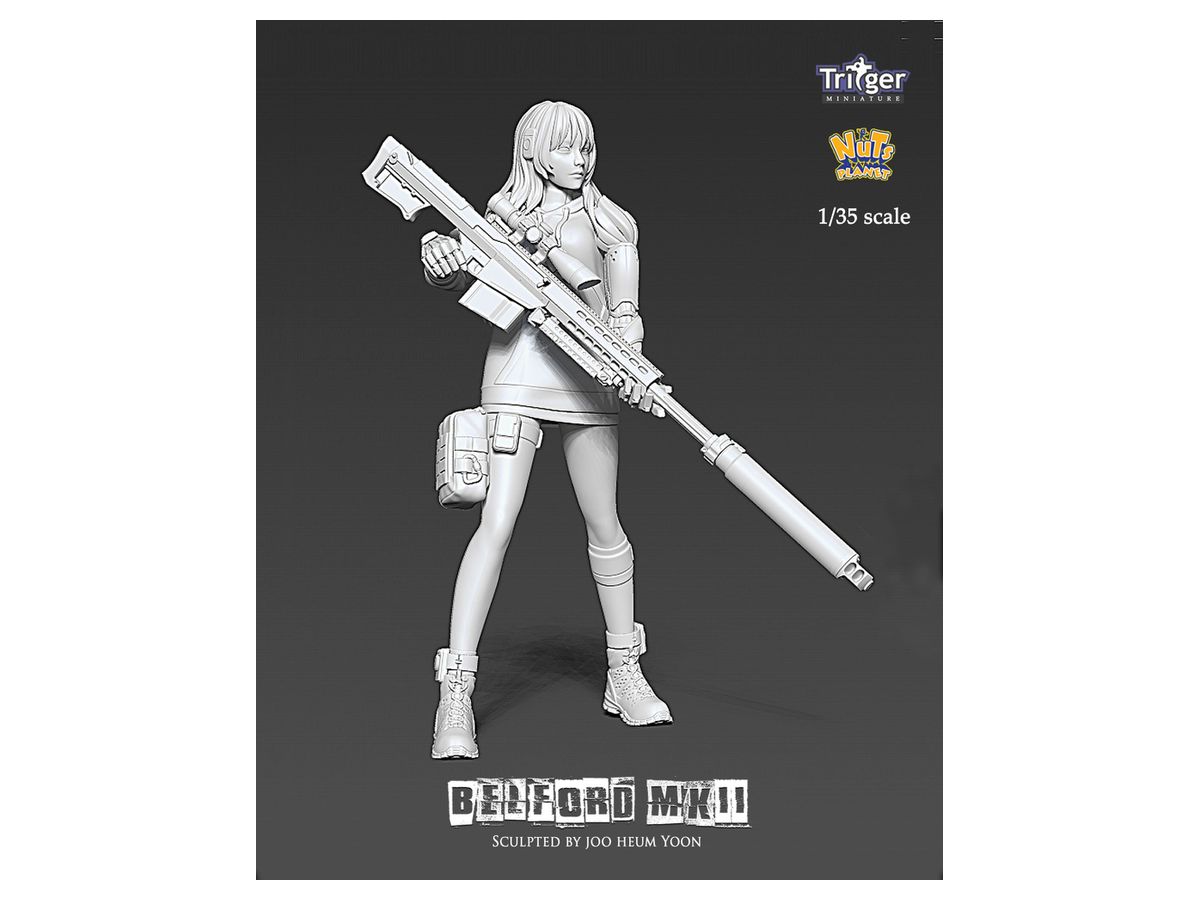 1/35 ベルフォード Mk2 超遠距離狙撃を行うサイボーク少女