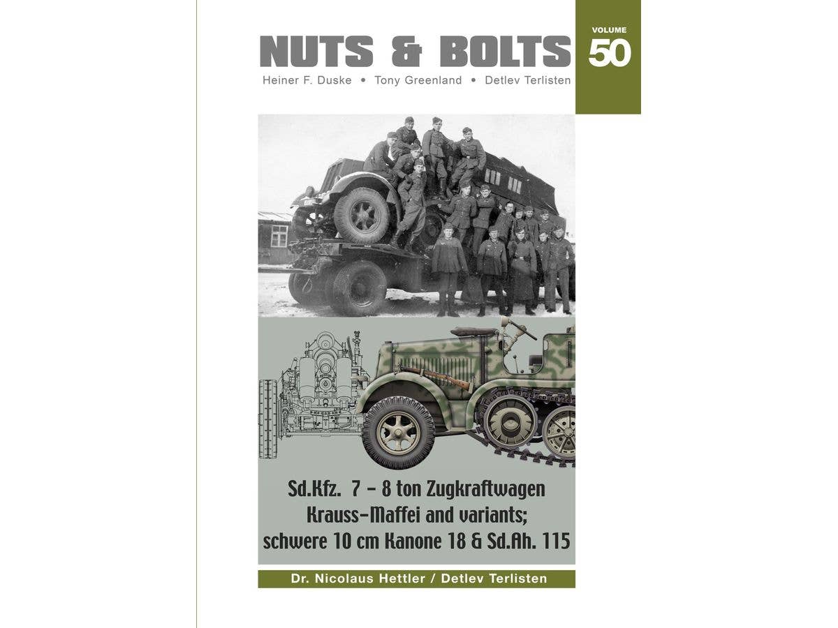 Sd.Kfz.7 8トンハーフトラック(クラウス・マッファイ社製)と派生型 w/10cm重カノン砲18/Sd.Ah.115 10トン戦車トレーラー