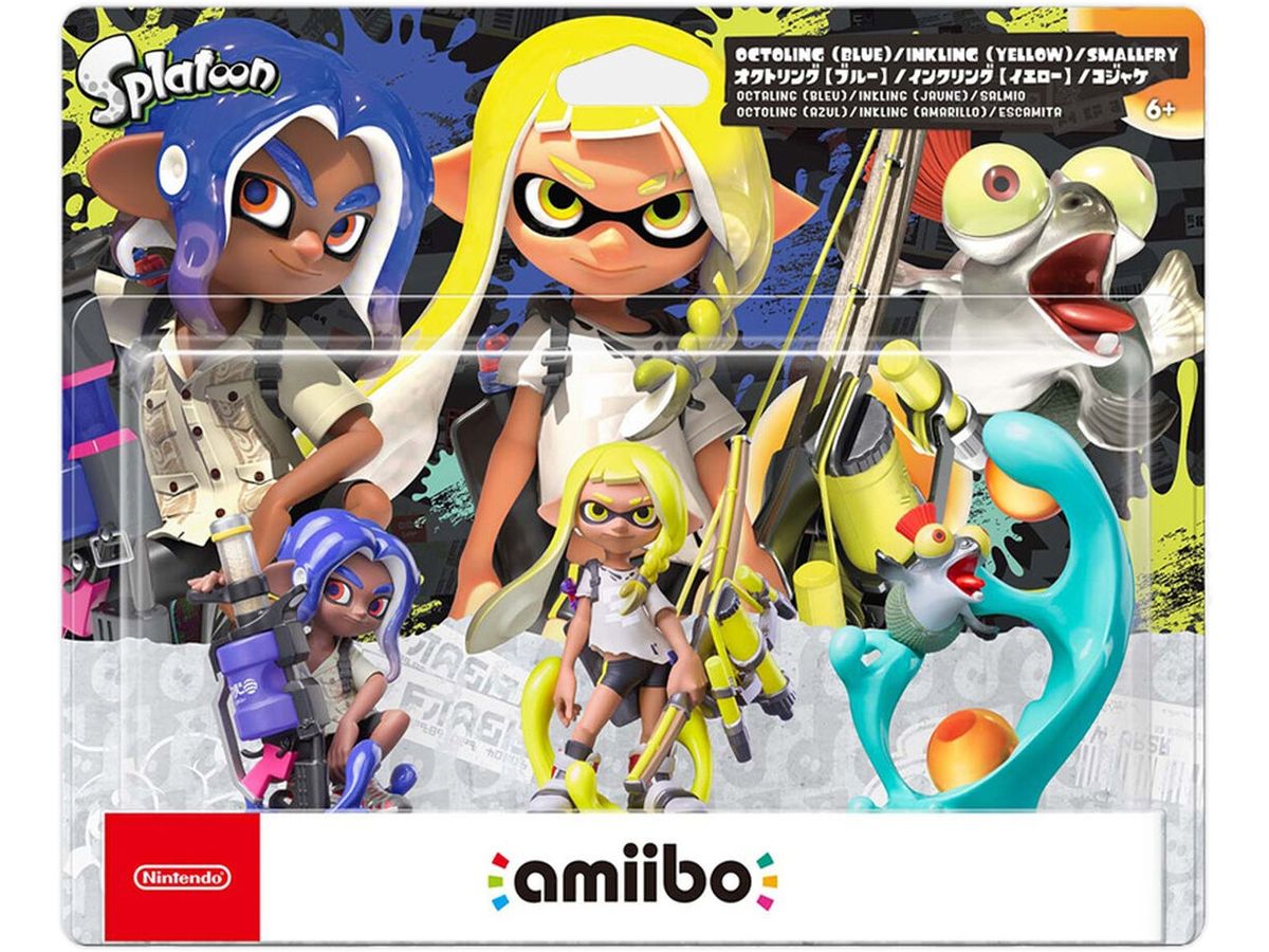 amiibo スプラトゥーン トリプルセット [インクリング (イエロー) / オクトリング (ブルー) / コジャケ] (スプラトゥーン)