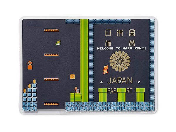 スーパーマリオ トラベル パスポートカバー(地下コース)