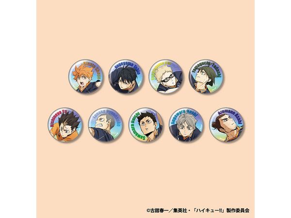 ハイキュー!!: TD缶バッジ 5期アクション版権 オーロラver. 烏野 1Box 9pcs
