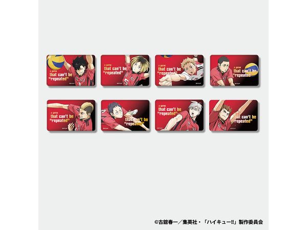 ハイキュー!!: TD缶バッジ 5期アクション版権 箔押しver. 音駒 1Box 8pcs